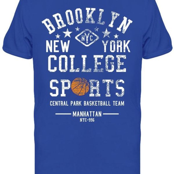 Brooklyn, College Sports. Banner Tee Men's -Image by Shutterstock