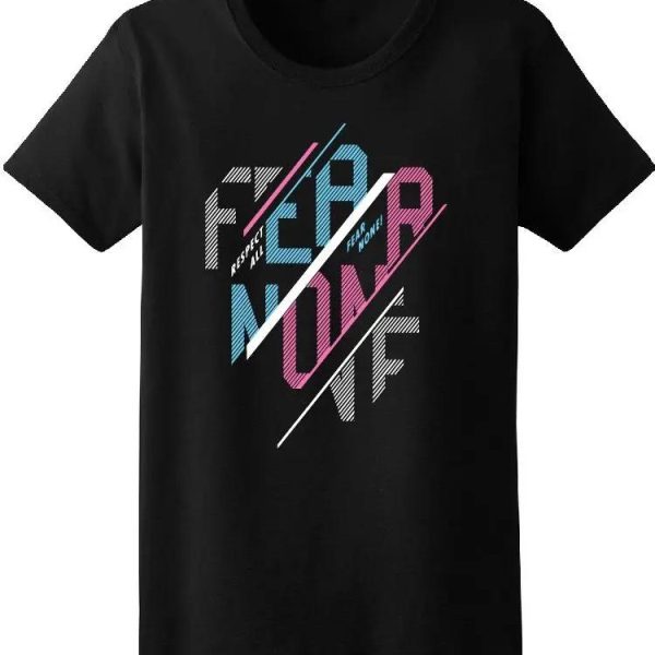 Sports Lettering Fear None Tee Women's -Image by Shutterstock