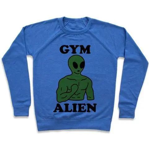 GYM ALIEN CREWNECK SWEATSHIRT
